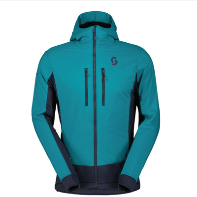 Bunda Scott Explorair Alpha Hoody - wintergreen/ dark blue