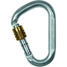 Climbing Technology Snappy Steel SG screw gate - Silver/Bronze