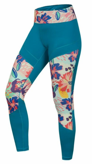 Legíny Ocún Rhea leggings- Blue Fjord