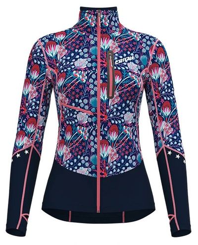 Mikina Crazy Idea Pull Oxygen Woman - print leila blue