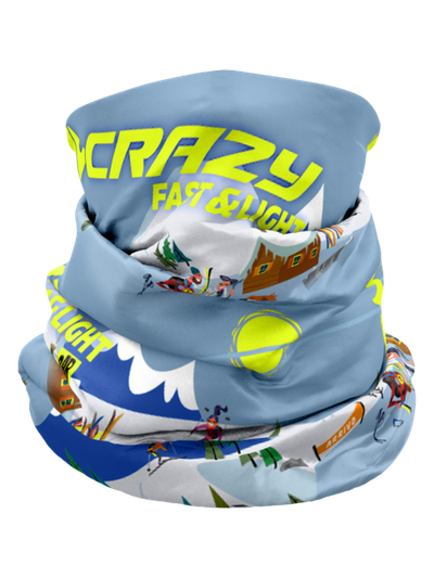 Multifunkční šátek Crazy Idea Neck Gaiter Light - Start and go