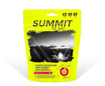 Summit To Eat - Čokoládová pěna s Granolou a třešněmi