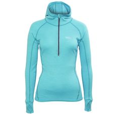 Termoprádlo Brynje Classic Wool Lady Rib Shirt w/hood - aqua