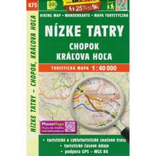 TM 475 Nízke Tatry - Chopok, Kráľova Hoľa 1:40 000